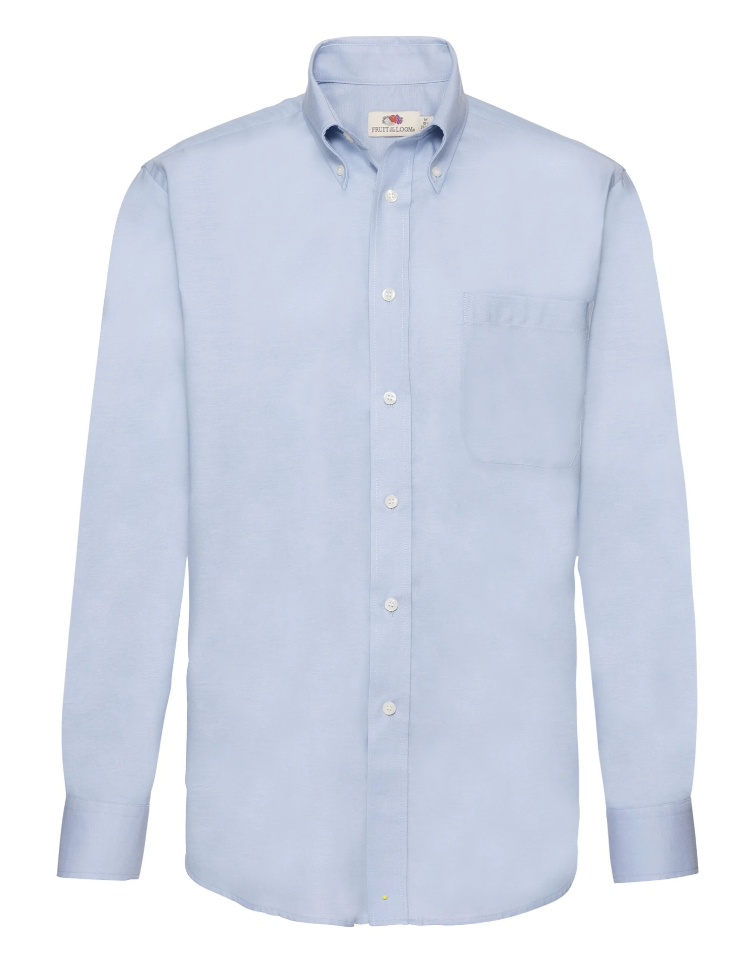 Fruit Of The Loom Mens Long Sleeve Oxford Shirt 6 Fruit Of The Loom Mens Long Sleeve Oxford Shirt - Image 4