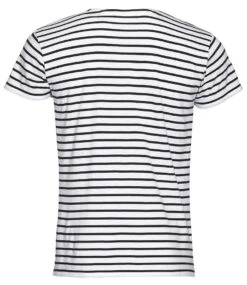 SOL's Miles Striped T Shirt -XAMAX 01398 wh 2fnv back