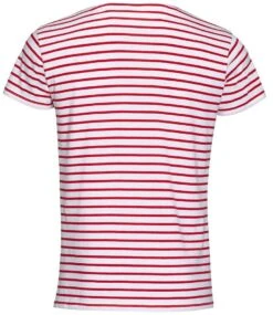 SOL's Miles Striped T Shirt -XAMAX 01398 wh 2frd back 1
