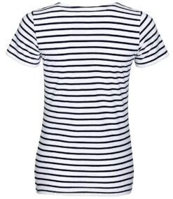 SOL's Ladies Miles Striped T Shirt 33 SOL's Ladies Miles Striped T Shirt -XAMAX 01399 wh 2fnv back 3