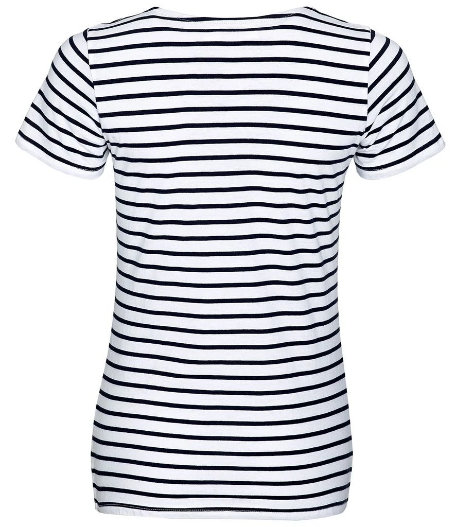 SOL's Ladies Miles Striped T Shirt 20 SOL's Ladies Miles Striped T Shirt - Image 18