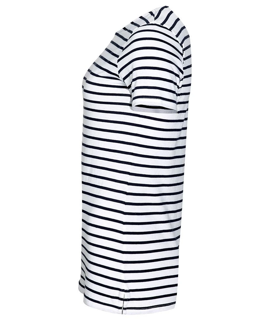 SOL's Ladies Miles Striped T Shirt 19 SOL's Ladies Miles Striped T Shirt - Image 17
