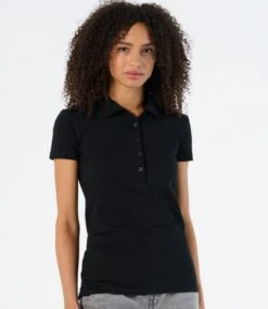 SOL's Ladies Phoenix Piqué Polo Shirt -XAMAX 01709 blk model 1 hero 1
