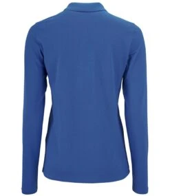 SOL's Ladies Perfect Long Sleeve Piqué Polo Shirt -XAMAX 02083 roy back