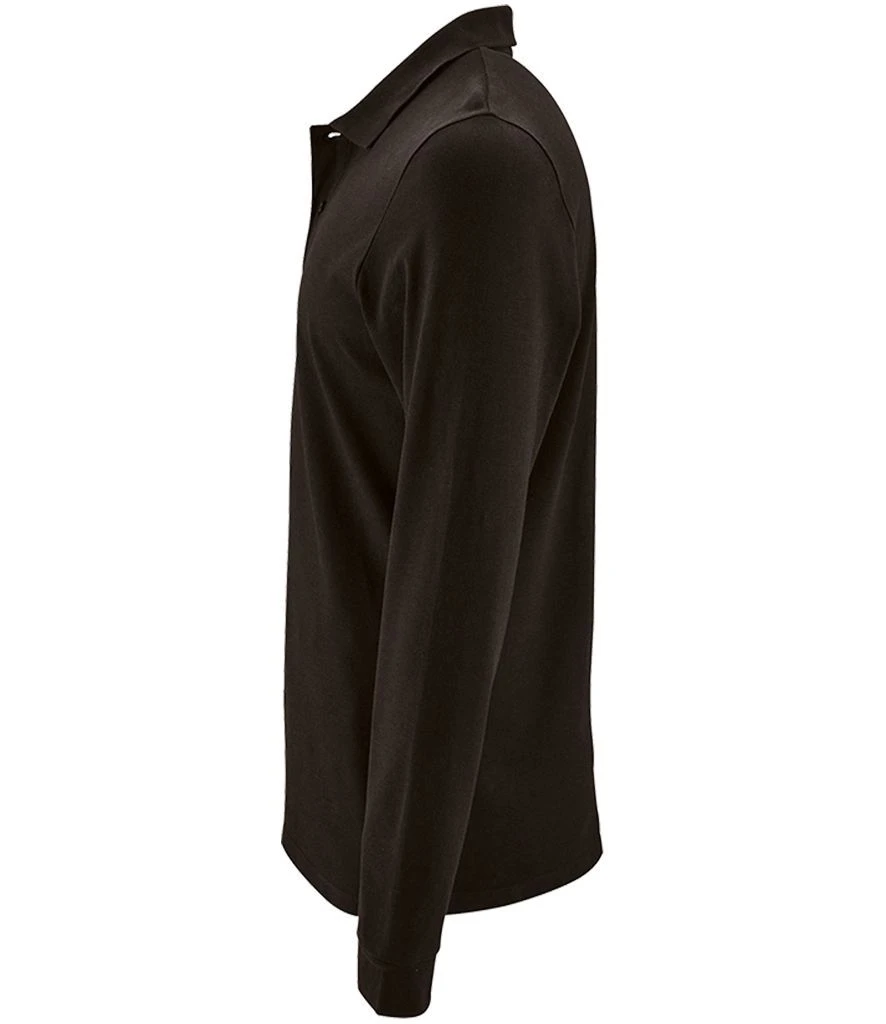 SOL's Perfect Long Sleeve Piqué Polo Shirt 5 SOL's Perfect Long Sleeve Piqué Polo Shirt - Image 3