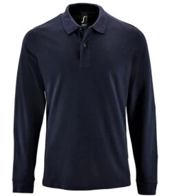 SOL's Perfect Long Sleeve Piqué Polo Shirt 37 SOL's Perfect Long Sleeve Piqué Polo Shirt -XAMAX 02087 fna front