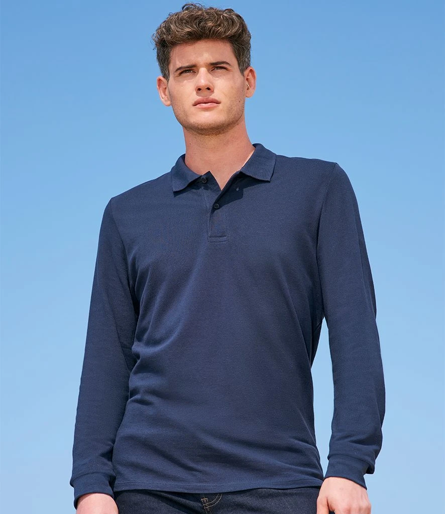 SOL's Perfect Long Sleeve Piqué Polo Shirt 21 SOL's Perfect Long Sleeve Piqué Polo Shirt - Image 19