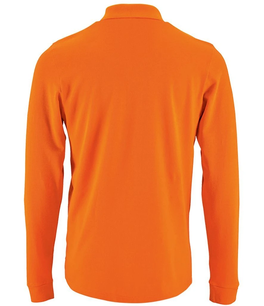 SOL's Perfect Long Sleeve Piqué Polo Shirt 10 SOL's Perfect Long Sleeve Piqué Polo Shirt - Image 8
