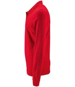 SOL's Perfect Long Sleeve Piqué Polo Shirt 27 SOL's Perfect Long Sleeve Piqué Polo Shirt -XAMAX 02087 red left