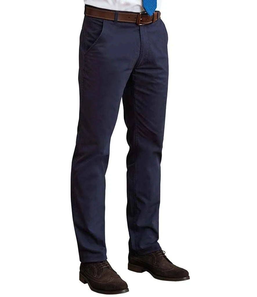 Brook Taverner Miami Slim Fit Chino Trousers 5 Brook Taverner Miami Slim Fit Chino Trousers - Image 3