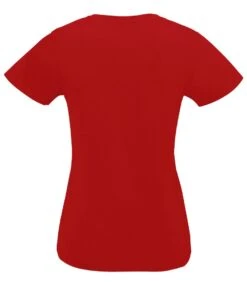 SOL's Ladies Imperial V Neck T Shirt -XAMAX 02941 red back
