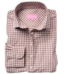 Brook Taverner Ladies Kansas Gingham Long Sleeve Shirt -XAMAX 0300d65722ada8433341dc6c79a833fb3013d2e936296180b2634894fdbc624a