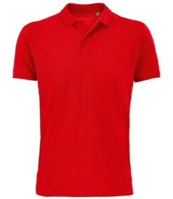 SOL's Planet Organic Piqué Polo Shirt -XAMAX 03566 red front