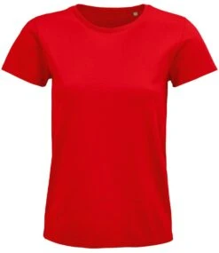 SOL's Ladies Pioneer Organic T Shirt -XAMAX 03579 red front