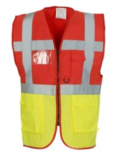 Yoko Hi-Vis Executive Waistcoat -XAMAX 0543927afc3e6a3735f8ddda9e0b8ed66f07a0ca7ae15ae268fbf6064ce02635
