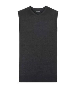 Russell Collection V-Neck Sleeveless Knitted Pullover -XAMAX 07d13c74880aa6eee81c5af690d94d840ccecb2e666d4a2a57fff3e3c235f7b1