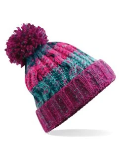 Beechfield Corkscrew Pom Pom Beanie -XAMAX 092b70d20c903713bdee966f4cfdab4bee92d709b20c77937c29a348b0e0fe73