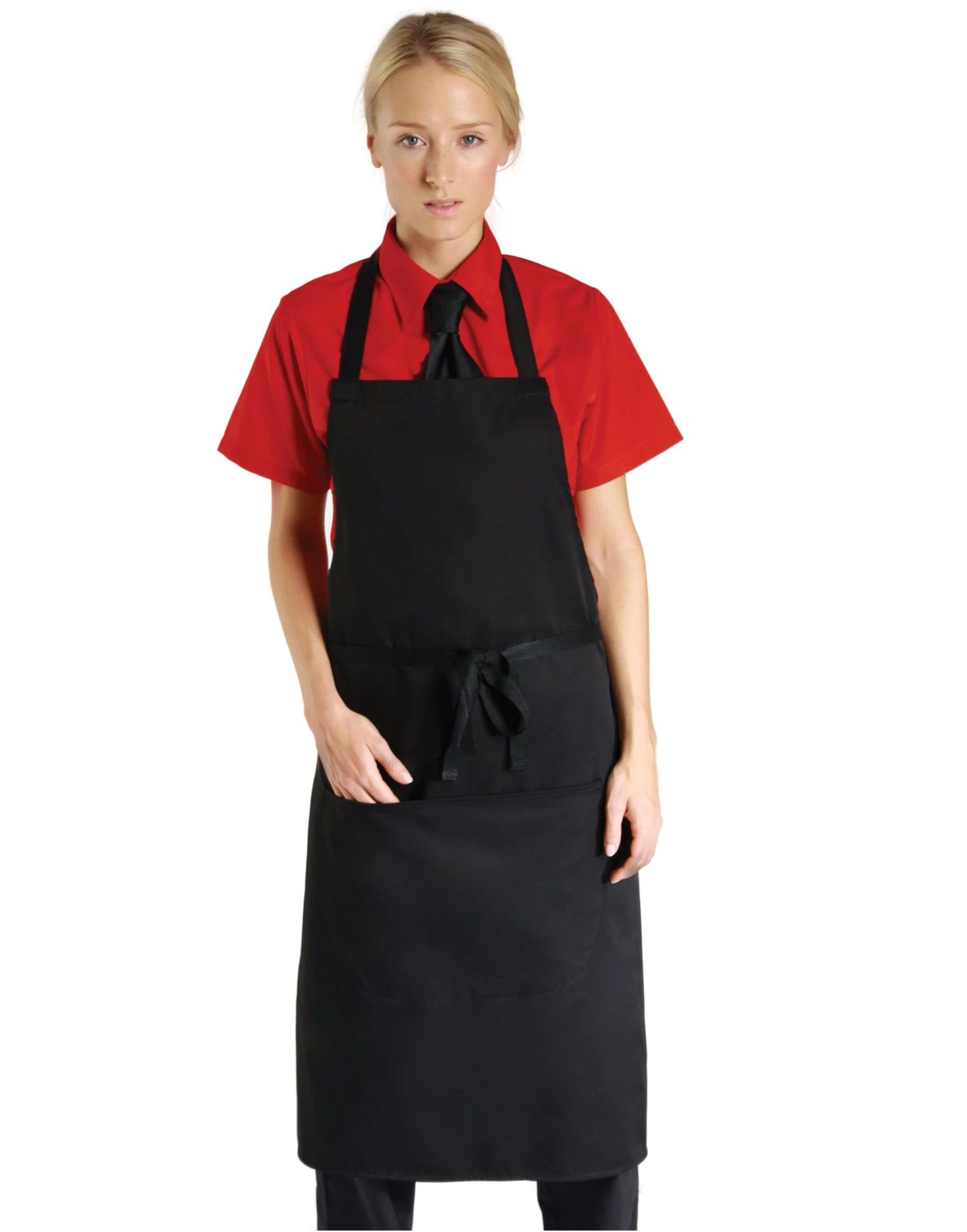 Dennys Low Cost Bib Apron With Pocket 4 Dennys Low Cost Bib Apron With Pocket - Image 2