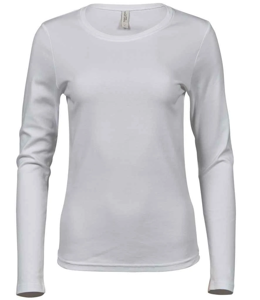 Tee Jays Ladies' Long Sleeve Interlock Tee 5 Tee Jays Ladies' Long Sleeve Interlock Tee - Image 3