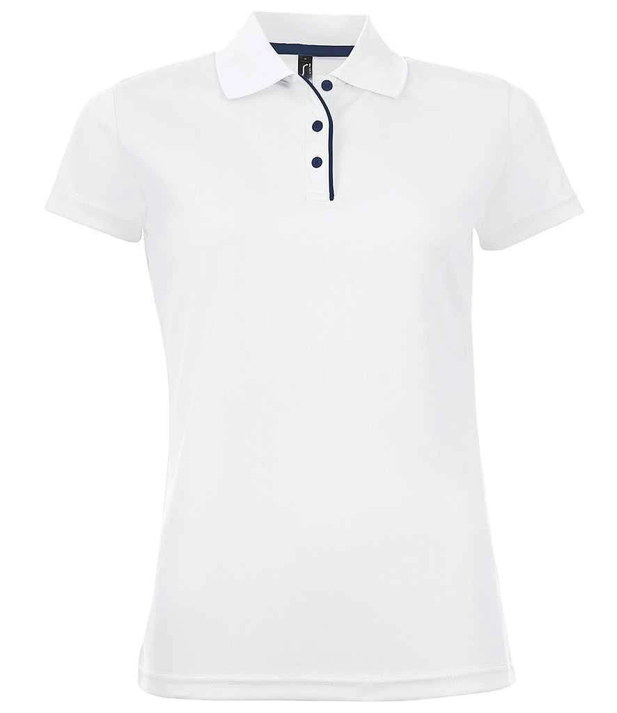SOL'S Sols Ladies Performer Piqué Polo Shirt 9 SOL'S Sols Ladies Performer Piqué Polo Shirt - Image 7