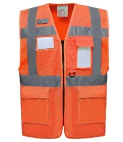 Yoko Hi Vis Top Cool Open Mesh Executive Waistcoat