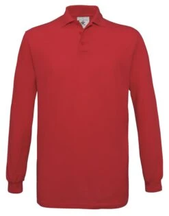 B&C Safran Long-sleeved Polo Shirt -XAMAX 0e66b0eb017ec4acb92d638442fbf31871dcd8e1570c0c610cbfc9f9ec3394f5