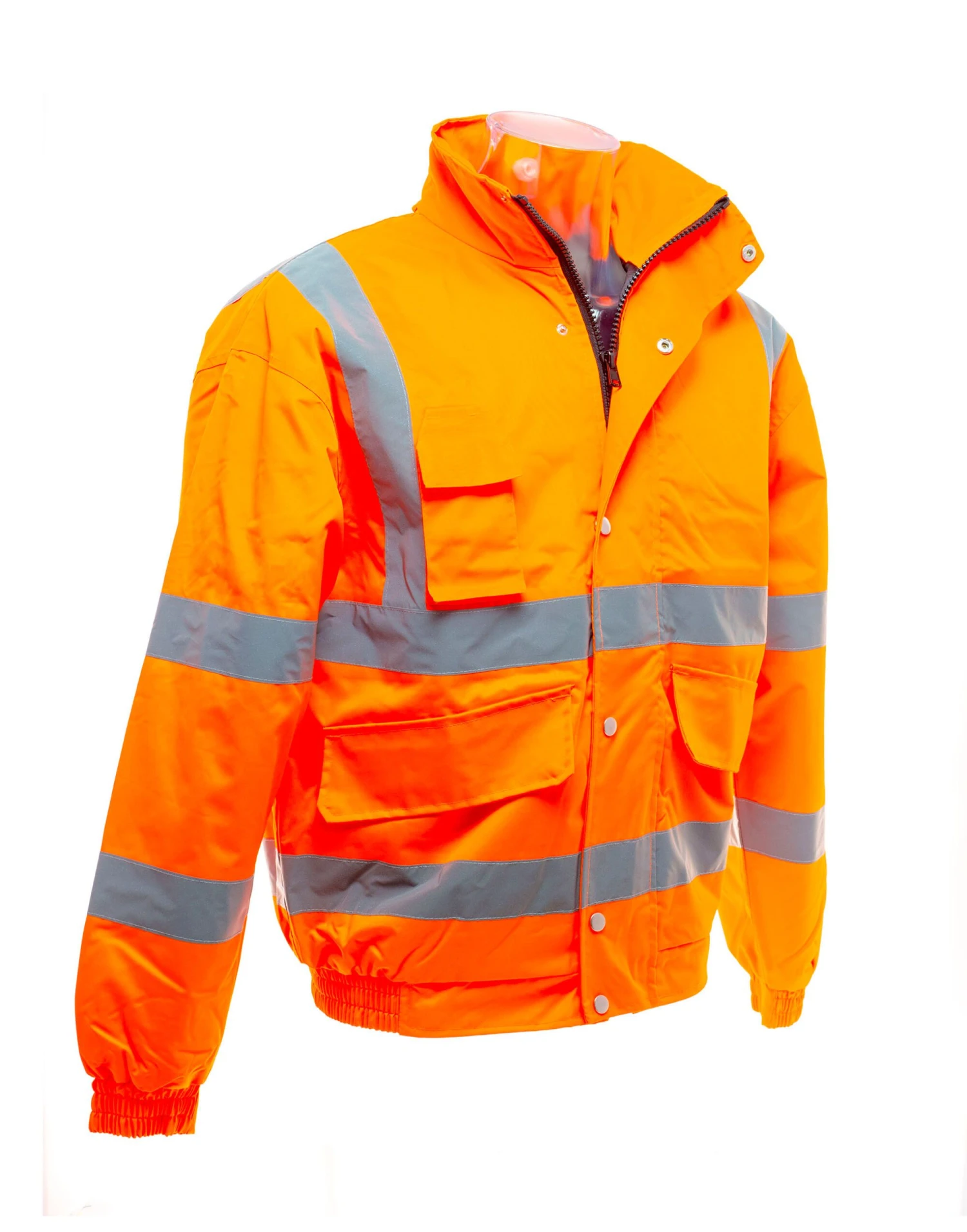 Yoko Hi-Vis Classic Bomber Jacket 9 Yoko Hi-Vis Classic Bomber Jacket - Image 7