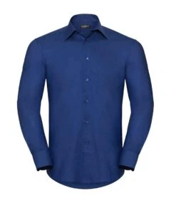 Russell Collection Mens Long Sleeve Tailored Oxford Shirt -XAMAX 10196cf3af83ab0feddf4011434b489fd72e29f07a12f445958717e0736f754b