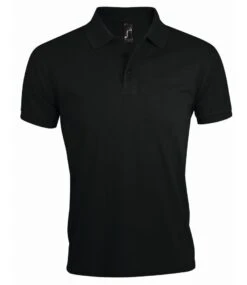SOL's Prime PolyCotton Piqué Polo Shirt 24 SOL's Prime PolyCotton Piqué Polo Shirt -XAMAX 10571 blk front