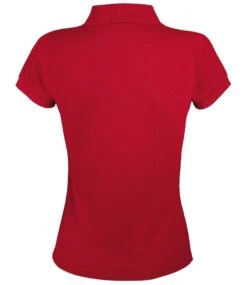 SOL's Ladies Prime PolyCotton Piqué Polo Shirt 39 SOL's Ladies Prime PolyCotton Piqué Polo Shirt -XAMAX 10573 red back 1