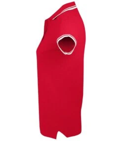 SOL's Ladies Pasadena Tipped Cotton Piqué Polo Shirt -XAMAX 10578 rd 2fwh left