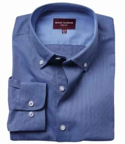 Brook Taverner Toronto Long Sleeve Oxford Shirt -XAMAX 106680299ebc24921812dac5523c15daae3e577c4e7d9ecf84d89131080e28bd