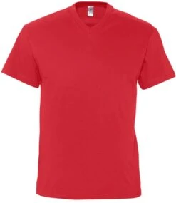 SOL's Victory V Neck T Shirt 25 SOL's Victory V Neck T Shirt -XAMAX 11150 red front