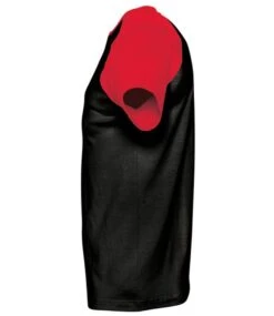 SOL's Funky Contrast Baseball T Shirt -XAMAX 11190 bk 2frd left