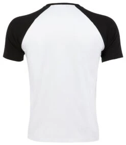 SOL's Funky Contrast Baseball T Shirt -XAMAX 11190 wh 2fbk back