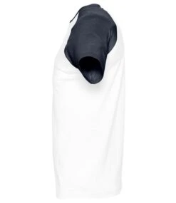 SOL's Funky Contrast Baseball T Shirt -XAMAX 11190 wh 2fnv left