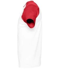 SOL's Funky Contrast Baseball T Shirt -XAMAX 11190 wh 2frd left