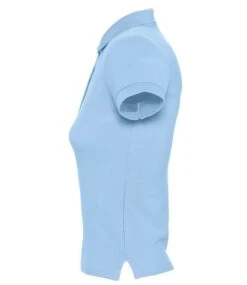 SOL's Ladies People Cotton Piqué Polo Shirt -XAMAX 11310 sky left