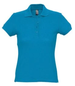 SOL's Ladies Passion Cotton Piqué Polo Shirt -XAMAX 11338 aqa front