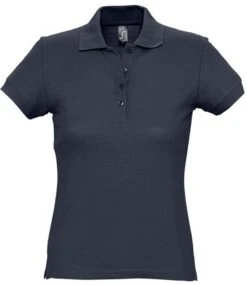 SOL's Ladies Passion Cotton Piqué Polo Shirt -XAMAX 11338 nav front