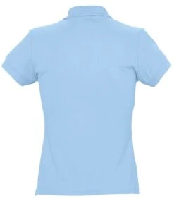 SOL's Ladies Passion Cotton Piqué Polo Shirt -XAMAX 11338 sky back 1