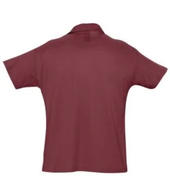 SOL's Summer Ii Cotton Piqué Polo Shirt 37 SOL's Summer Ii Cotton Piqué Polo Shirt -XAMAX 11342 bur back 1