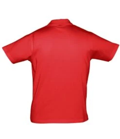 SOL's Prescott Cotton Jersey Polo Shirt -XAMAX 11377 red back 1
