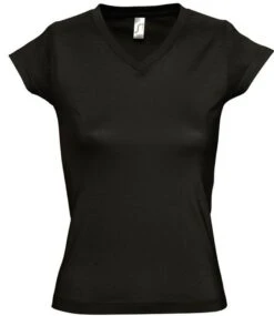 SOL's Ladies Moon V Neck T Shirt