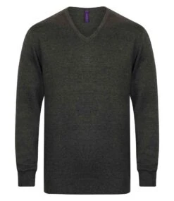 Henbury Lightweight Cotton Acrylic V Neck Sweater -XAMAX 114da7dc559c64e49c7c45e8258da22654cad374a06dfcbbe0537d6f568d3e3b