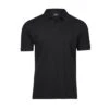 Tee Jays Mens Heavy Polo -XAMAX 1400 black front