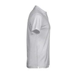Tee Jays Mens Luxury Stretch V-Neck Polo -XAMAX 1404 white right