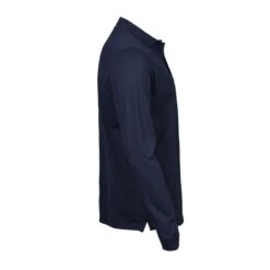 Tee Jays Mens Luxury Long Sleeve Stretch Polo -XAMAX 1406 navy right
