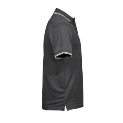 Tee Jays Mens Luxury Stripe Stretch Polo 33 Tee Jays Mens Luxury Stripe Stretch Polo -XAMAX 1407 dk.grey wh right