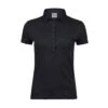 Tee Jays Ladies Pima Cotton Polo -XAMAX 1441 black front